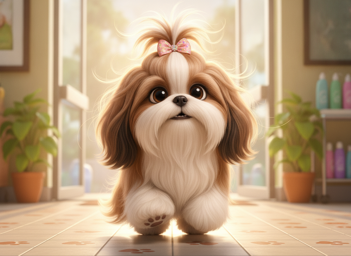 Coco arrives at Petgully. She has an appointment. She has a reputation.